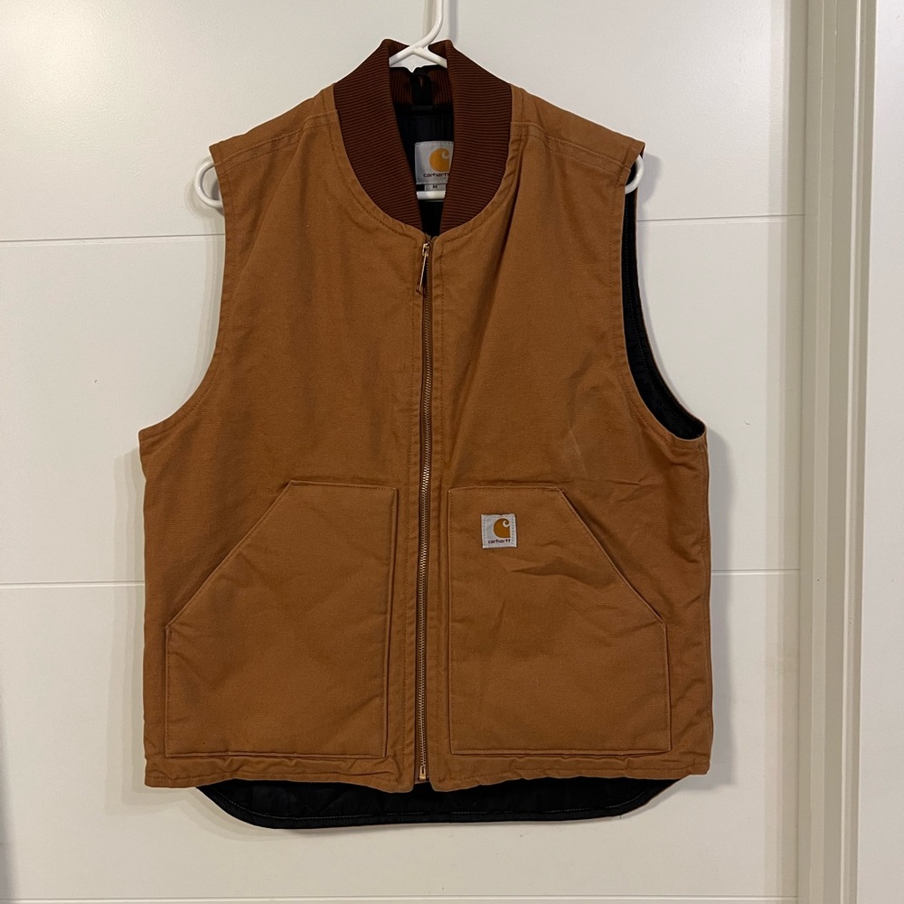 Carhartt Artic Quilt Lined Vest: V01- BRN: Mens Medium